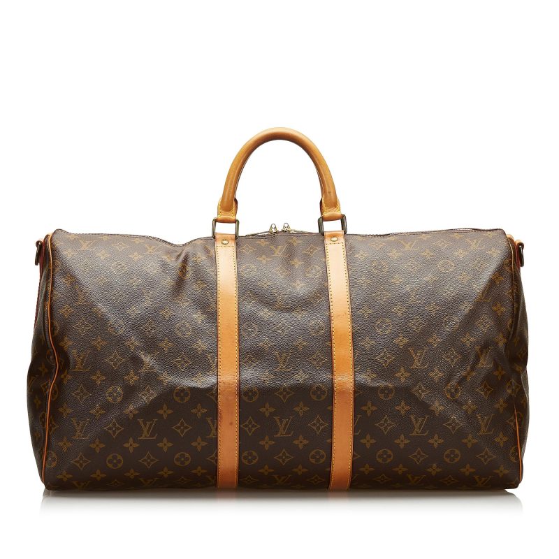 Louis Vuitton Monogram Keepall Bandouliere 55 (SHG-35915) - Barde