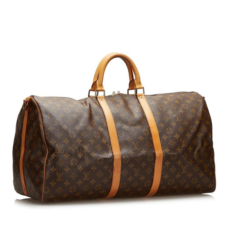Louis Vuitton Monogram Keepall Bandouliere 55 (SHG-35915) - Barde - Image 2