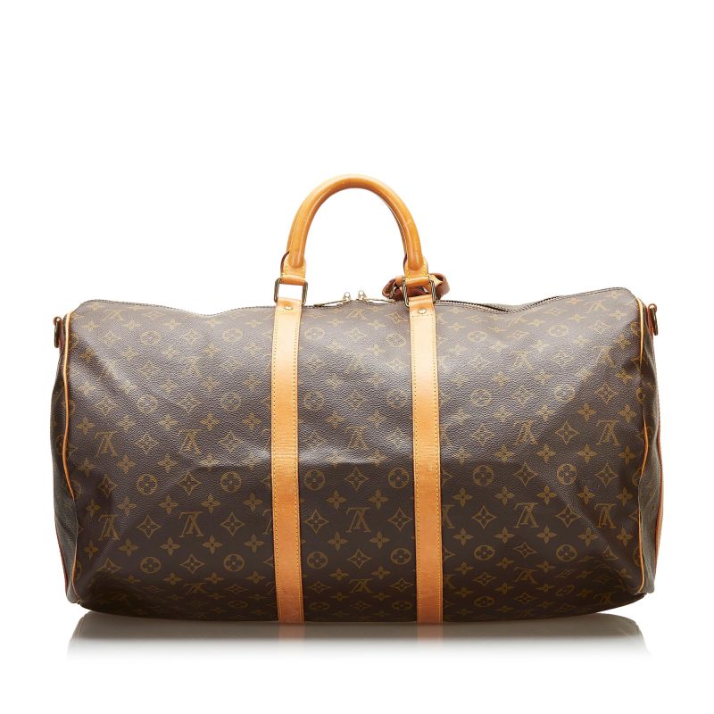 Louis Vuitton Monogram Keepall Bandouliere 55 (SHG-36269) - Barde - Image 3
