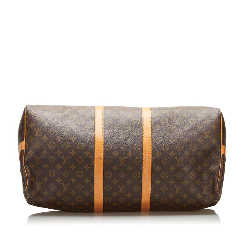 Louis Vuitton Monogram Keepall Bandouliere 55 (SHG-36269) - Barde - Image 4