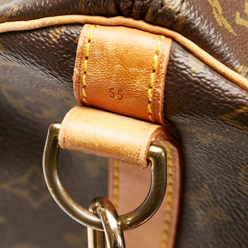 Louis Vuitton Monogram Keepall Bandouliere 55 (SHG-36269) - Barde - Image 9