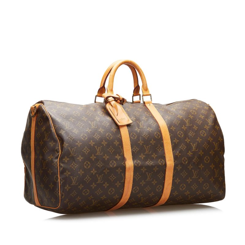 Louis Vuitton Monogram Keepall Bandouliere 55 (SHG-36269) - Barde - Image 2