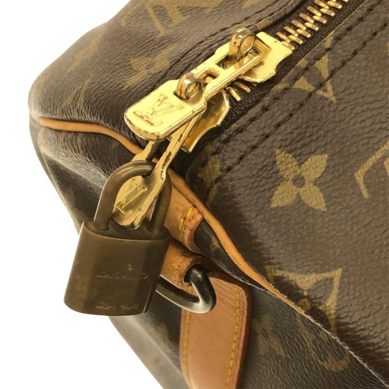 Louis Vuitton Monogram Keepall Bandouliere 55 (SHG-36464) - Barde - Image 10