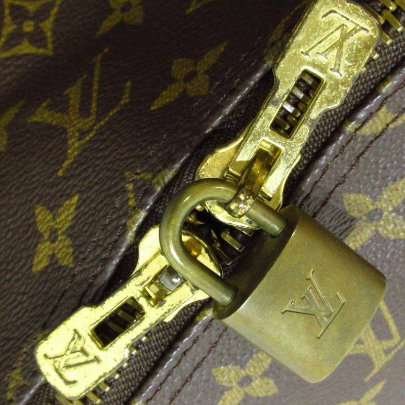 Louis Vuitton Monogram Keepall Bandouliere 55 (SHG-36478) - Barde - Image 9