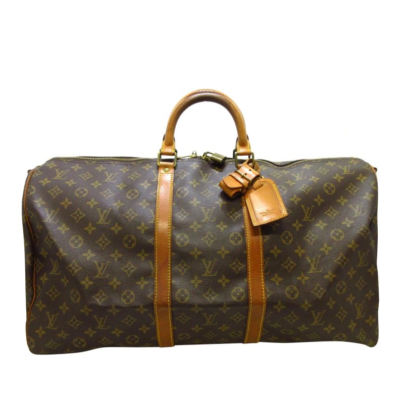 Louis Vuitton Monogram Keepall Bandouliere 55 (SHG-36478) - Barde