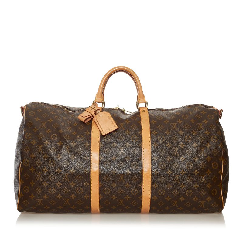 Louis Vuitton Monogram Keepall Bandouliere 60 (SHG-34520) - Barde - Image 3