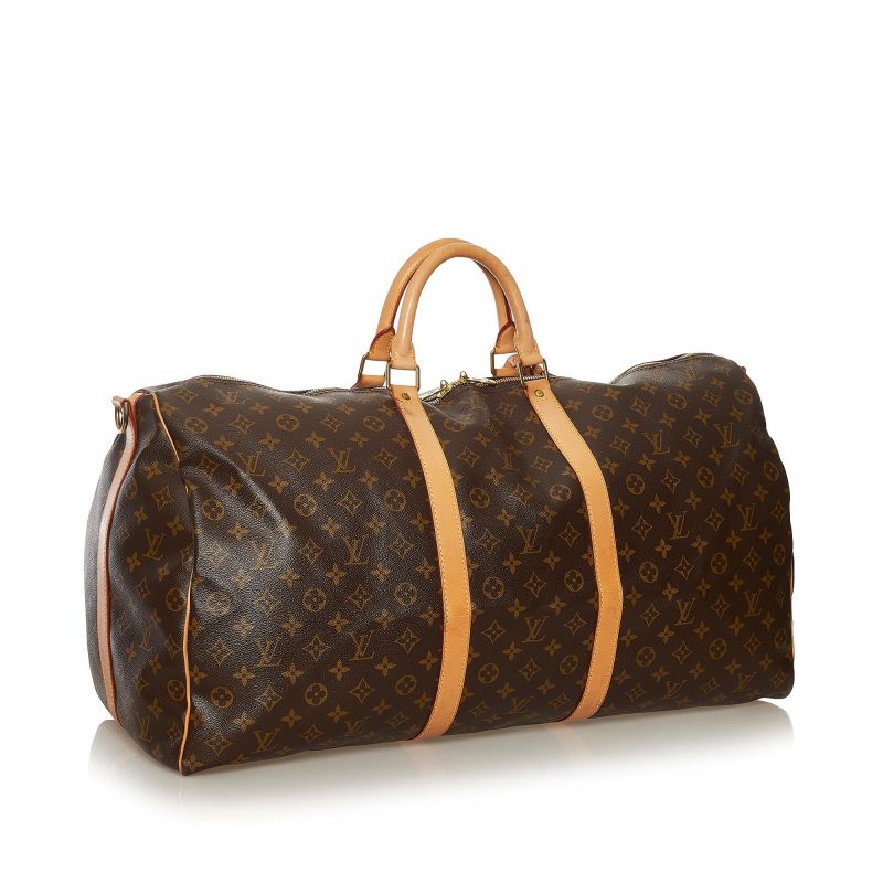 Louis Vuitton Monogram Keepall Bandouliere 60 (SHG-34520) - Barde - Image 2