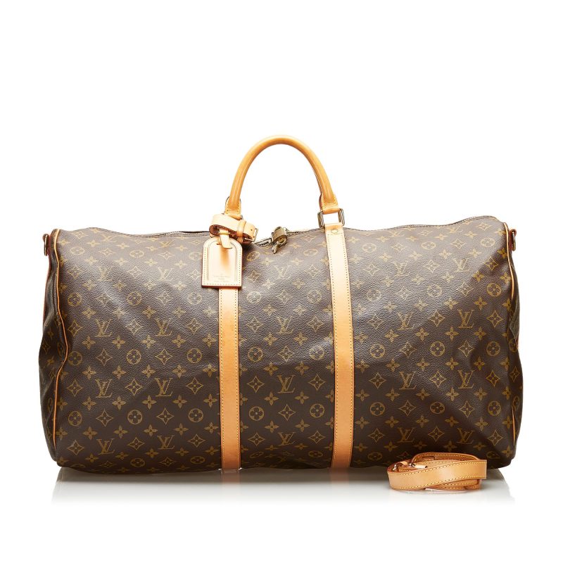 Louis Vuitton Monogram Keepall Bandouliere 60 (SHG-36241) - Barde - Image 5