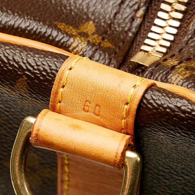 Louis Vuitton Monogram Keepall Bandouliere 60 (SHG-36245) - Barde - Image 9