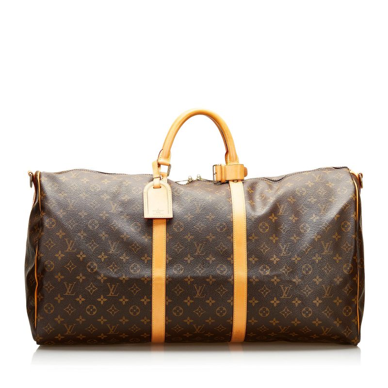Louis Vuitton Monogram Keepall Bandouliere 60 (SHG-36245) - Barde