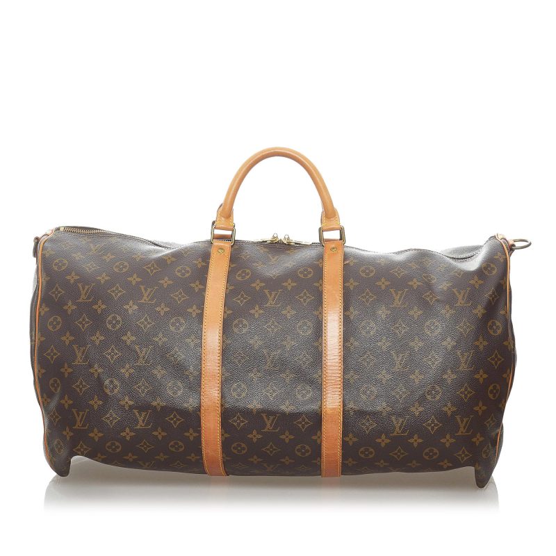 Louis Vuitton Monogram Keepall Bandouliere 60 (SHG-36333) - Barde