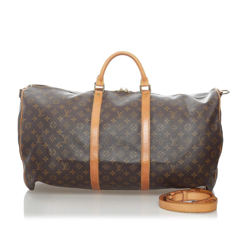 Louis Vuitton Monogram Keepall Bandouliere 60 (SHG-36333) - Barde - Image 5