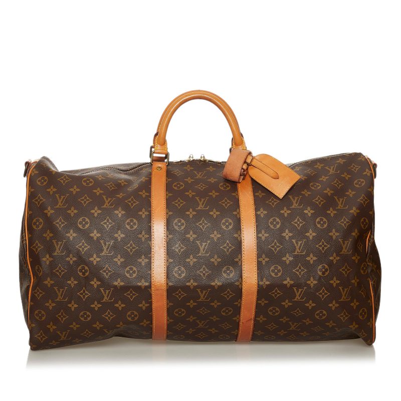 Louis Vuitton Monogram Keepall Bandouliere 60 (SHG-36340) - Barde