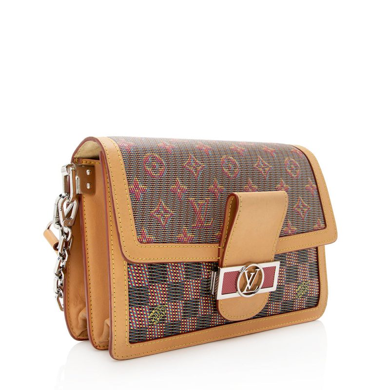 Louis Vuitton Monogram Leather Dauphine Pop MM Shoulder Bag (SHF-21954) - Barde - Image 2