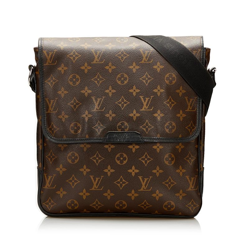 Louis Vuitton Monogram Macassar Bass MM (SHG-36020) - Barde