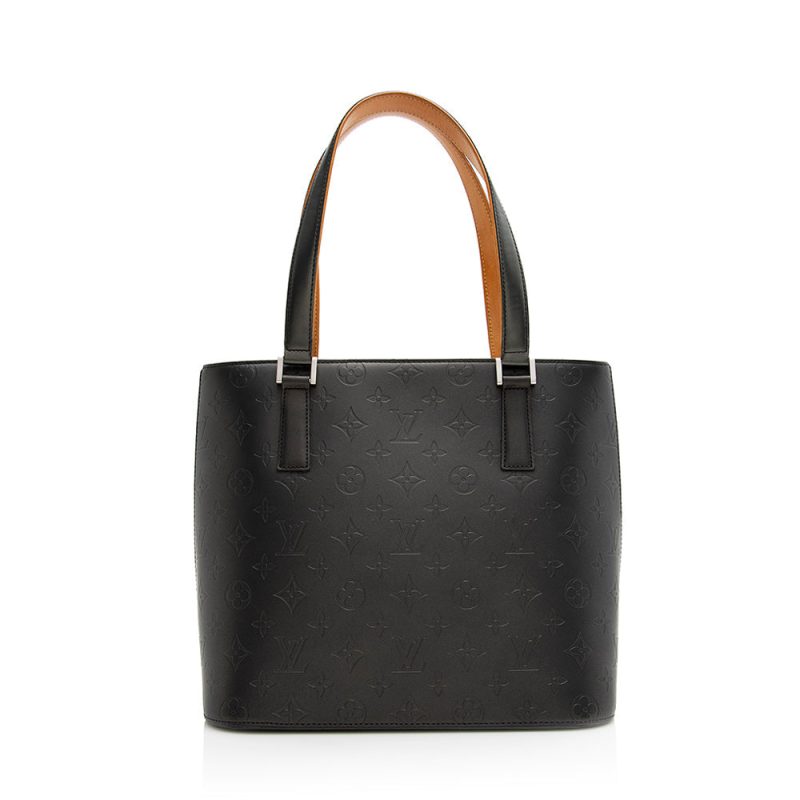 Louis Vuitton Monogram Mat Stockton Tote (SHF-21326) - Barde