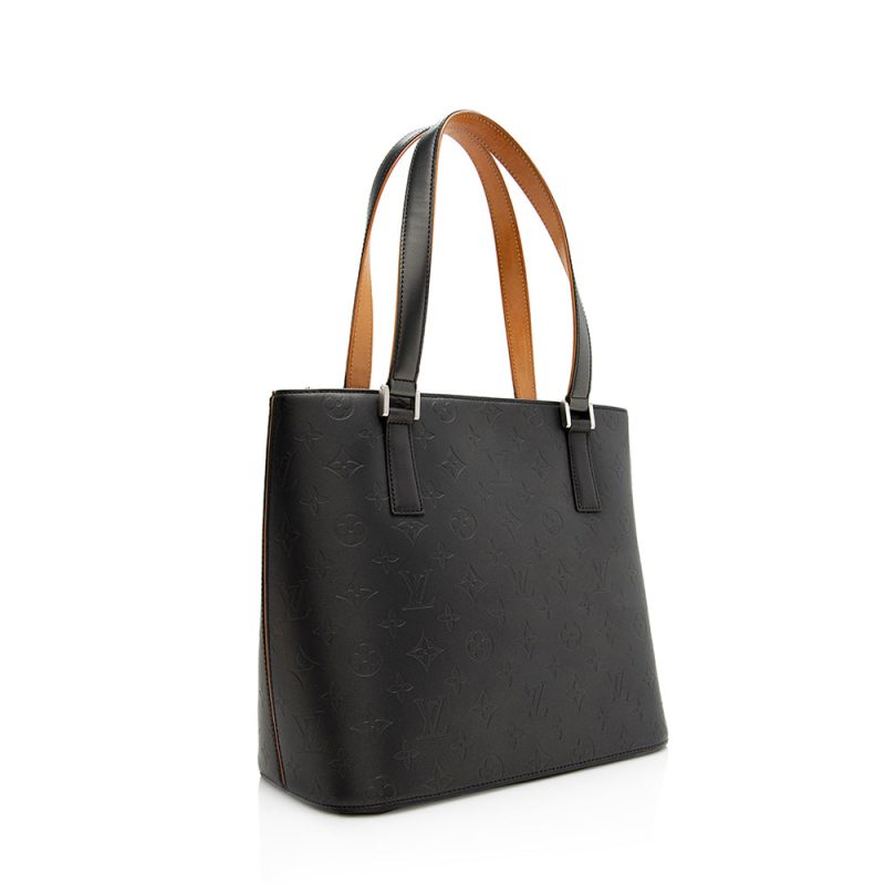 Louis Vuitton Monogram Mat Stockton Tote (SHF-21326) - Barde - Image 2