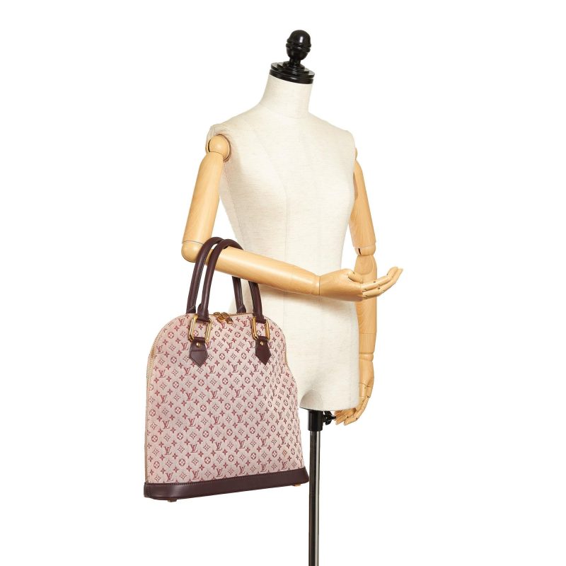 Louis Vuitton Monogram Mini Lin Alma Haut (SHG-33940) - Barde - Image 5