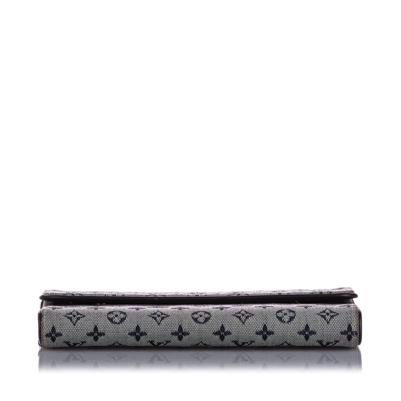 Louis Vuitton Monogram Mini Lin Porte Tresor International Wallet (SHG-37823) - Barde - Image 5