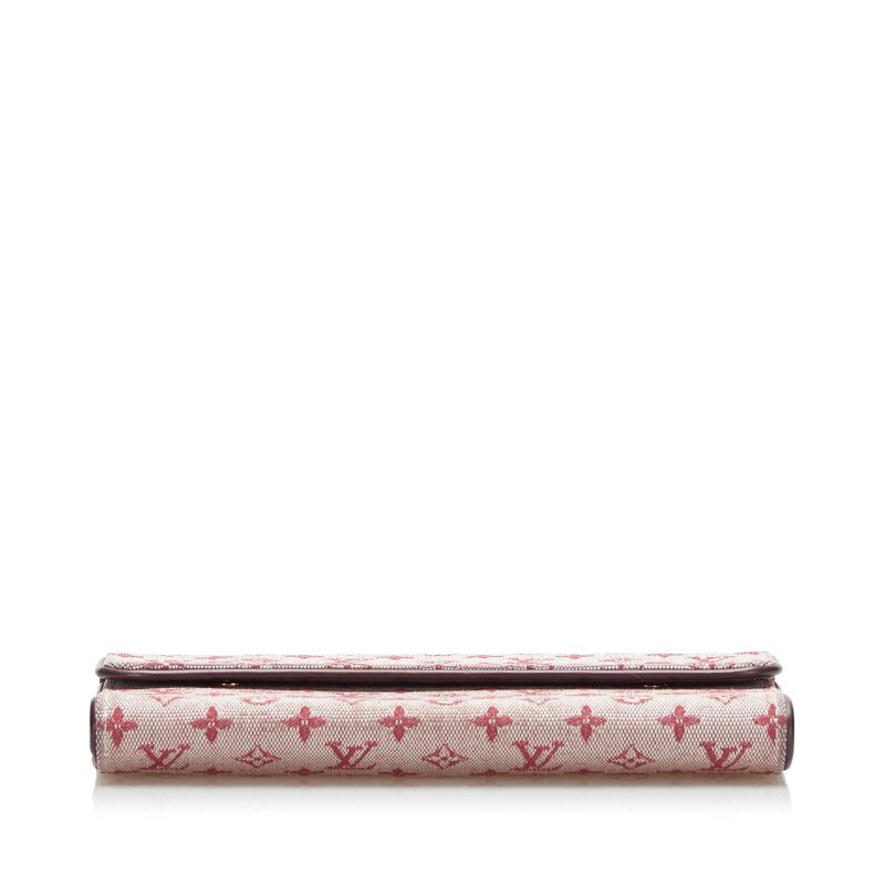 Louis Vuitton Monogram Mini Lin Porte Tresor International (SHG-37866) - Barde - Image 4