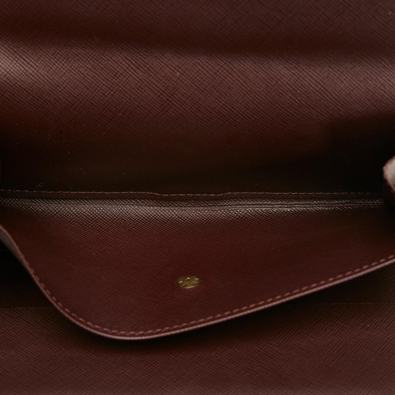 Louis Vuitton Monogram Mini Lin Porte Tresor International (SHG-37866) - Barde - Image 5