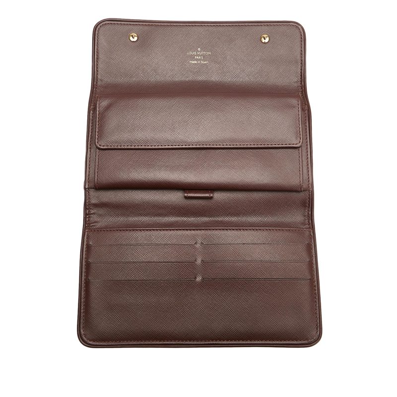 Louis Vuitton Monogram Mini Lin Porte Tresor International (SHG-37866) - Barde - Image 9