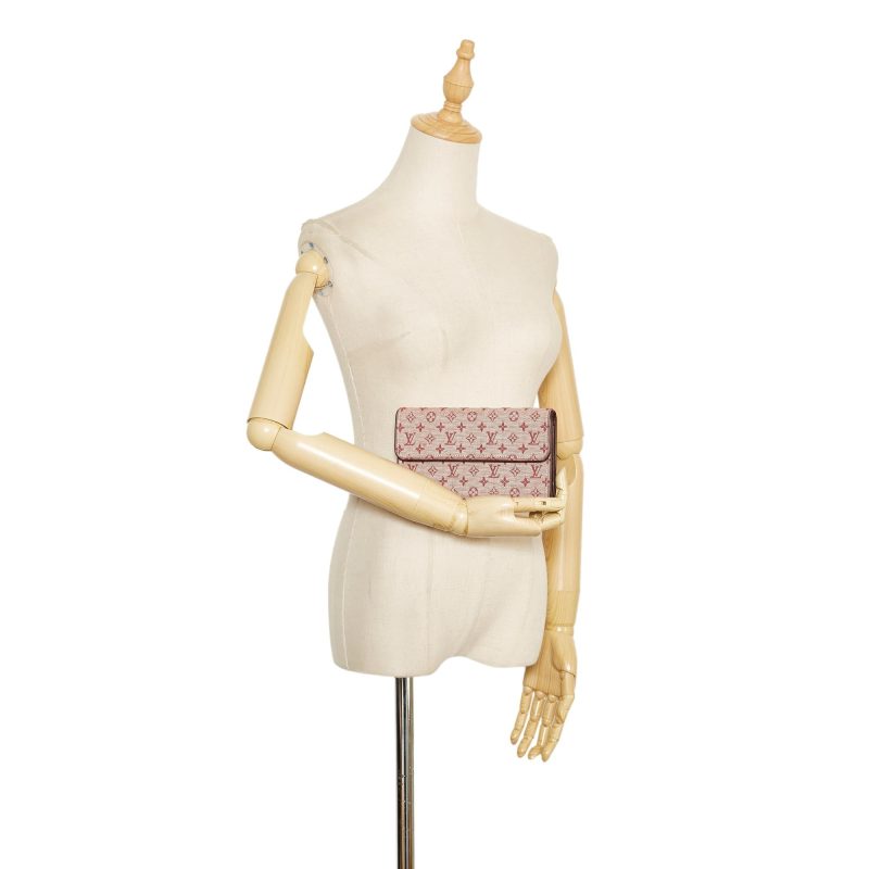 Louis Vuitton Monogram Mini Lin Porte Tresor International (SHG-37866) - Barde - Image 10