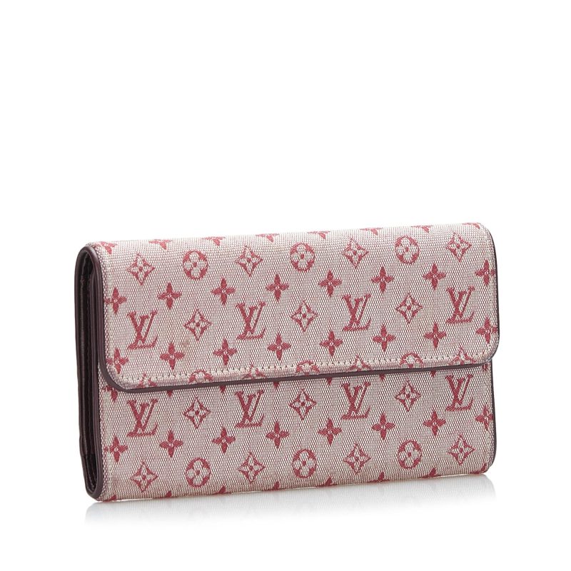Louis Vuitton Monogram Mini Lin Porte Tresor International (SHG-37866) - Barde - Image 2