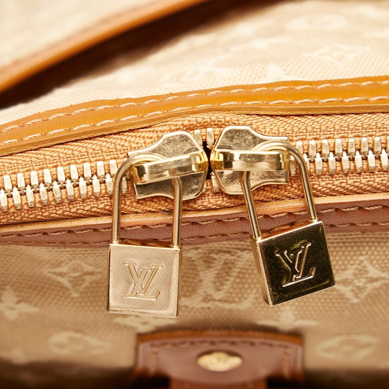 Louis Vuitton Monogram Mini Lin Sac Mary Kate (SHG-35826) - Barde - Image 9