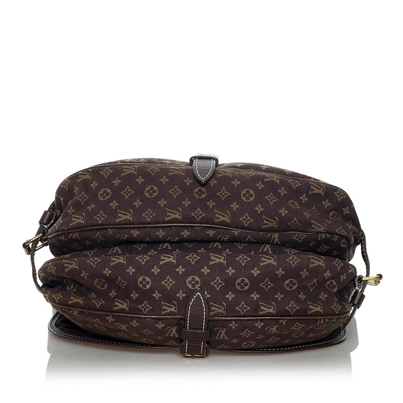 Louis Vuitton Monogram Mini Lin Saumur (SHG-33895) - Barde - Image 4