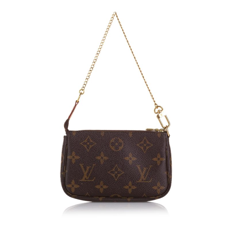 Louis Vuitton Monogram Mini Pochette Accessoires (SHG-37532) - Barde - Image 3