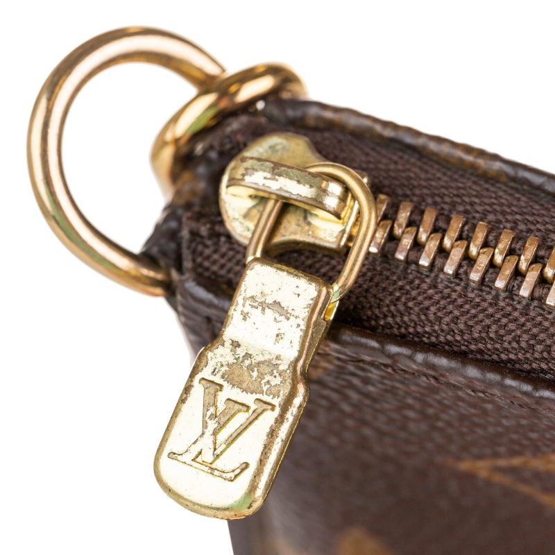 Louis Vuitton Monogram Mini Pochette Accessoires (SHG-37532) - Barde - Image 10