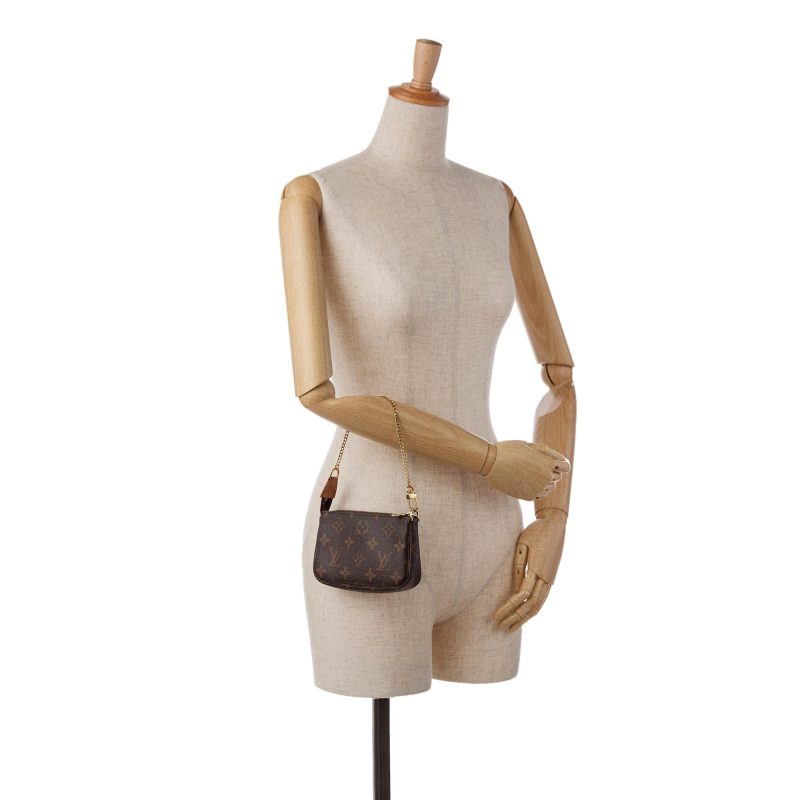 Louis Vuitton Monogram Mini Pochette Accessoires (SHG-37532) - Barde - Image 5