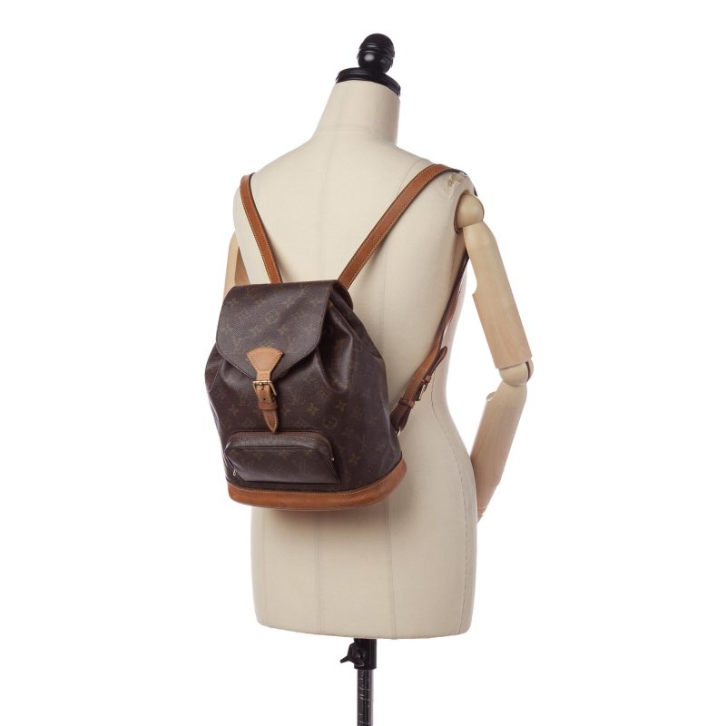 Louis Vuitton Monogram Montsouris PM (SHG-34597) - Barde - Image 6