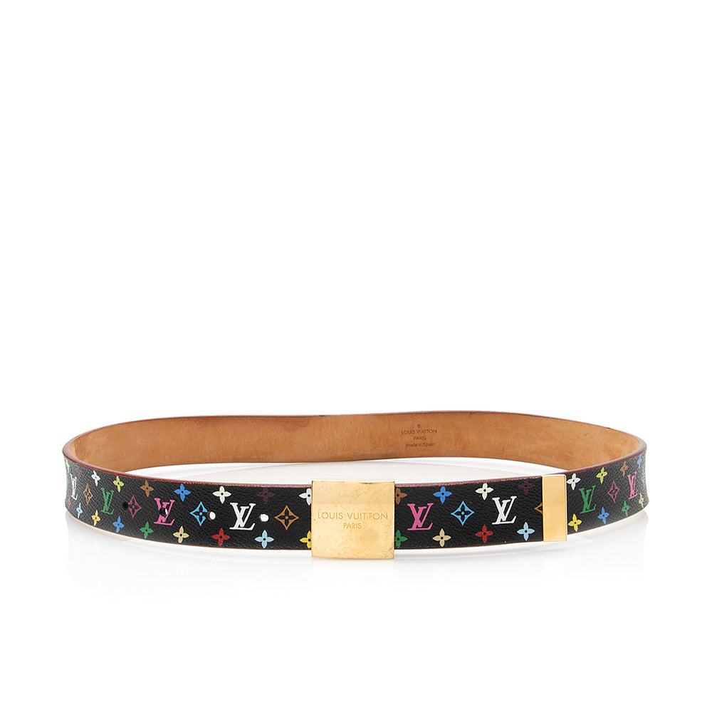 Louis Vuitton Monogram Multicolore Belt - Size 32 / 80 (SHF-21042) - Barde - Image 2