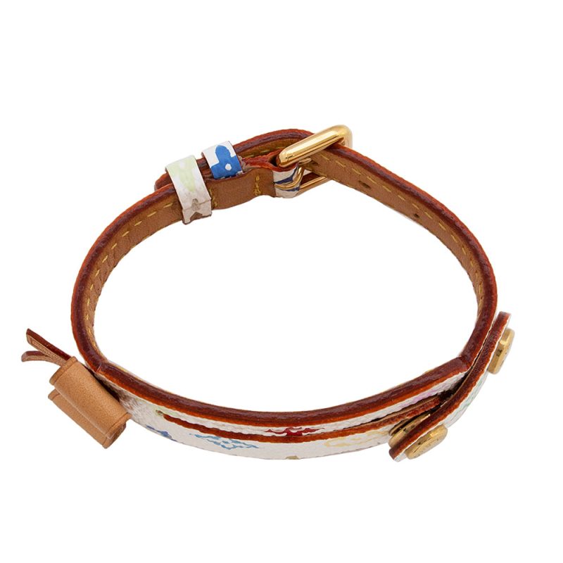 Louis Vuitton Monogram Multicolore Porte Address Bracelet (SHF-21243) - Barde - Image 2