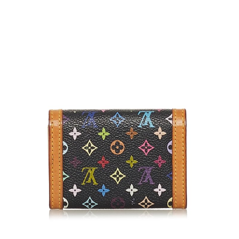 Louis Vuitton Monogram Multicolore Porte Monnaie Plat (SHG-34394) - Barde - Image 3