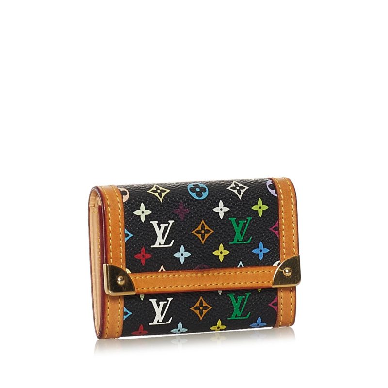 Louis Vuitton Monogram Multicolore Porte Monnaie Plat (SHG-34394) - Barde - Image 2