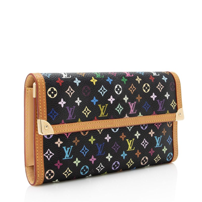Louis Vuitton Monogram Multicolore Porte Tresor International Wallet (SHF-22907) - Barde - Image 2
