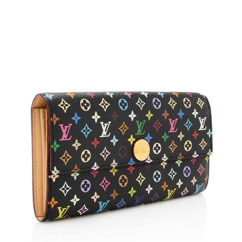 Louis Vuitton Monogram Multicolore Sarah Wallet (SHF-22208) - Barde - Image 2