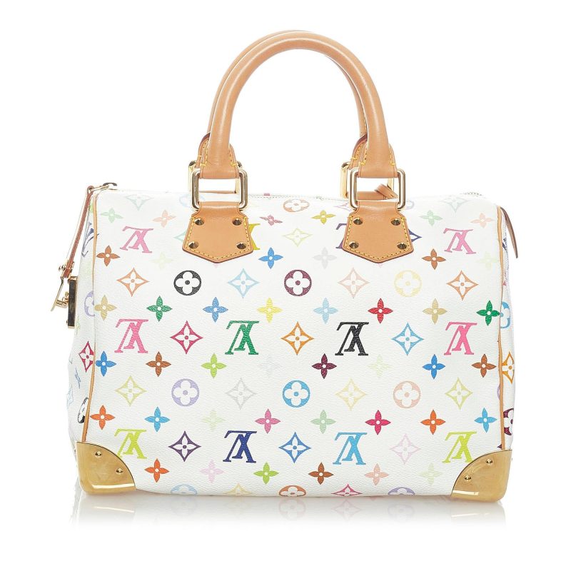Louis Vuitton Monogram Multicolore Speedy 30 (SHG-34340) - Barde - Image 3