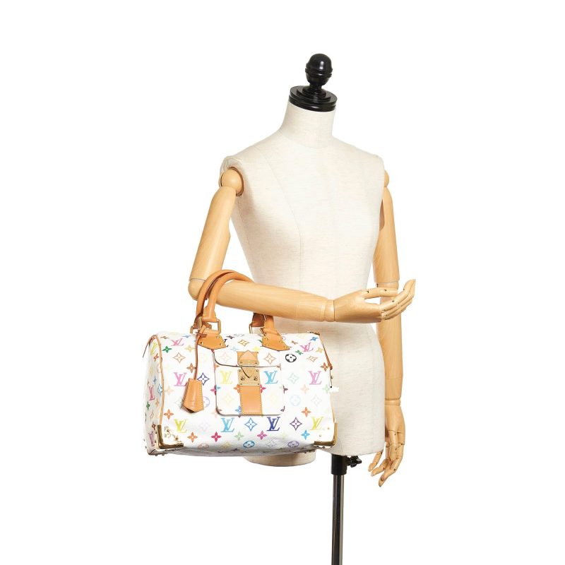 Louis Vuitton Monogram Multicolore Speedy 30 (SHG-34340) - Barde - Image 5