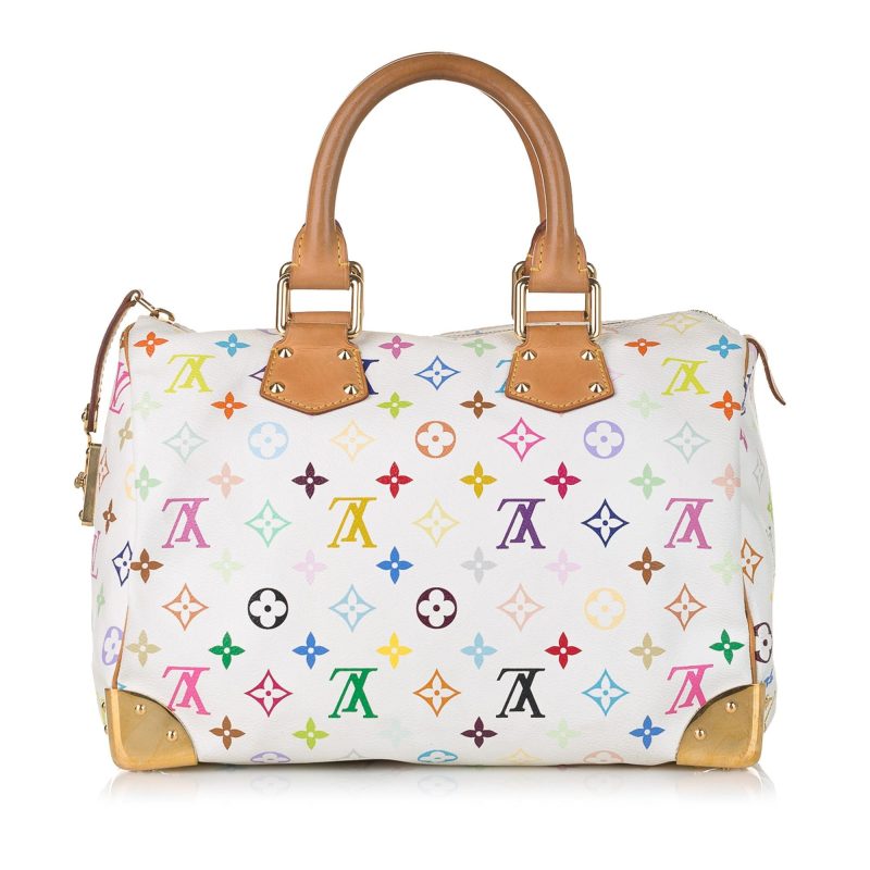 Louis Vuitton Monogram Multicolore Speedy 30 (SHG-34486) - Barde - Image 3