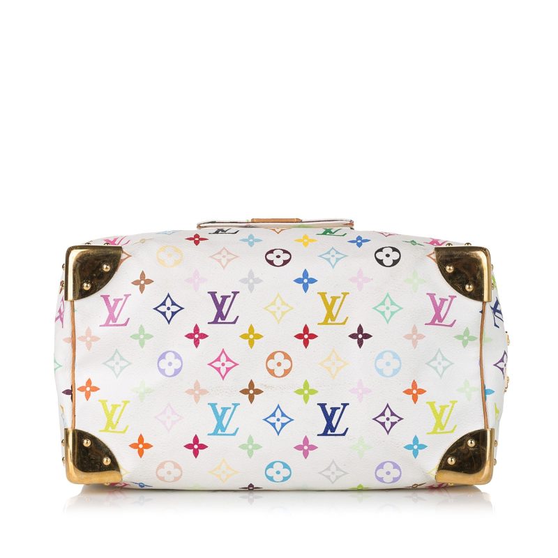 Louis Vuitton Monogram Multicolore Speedy 30 (SHG-34486) - Barde - Image 4