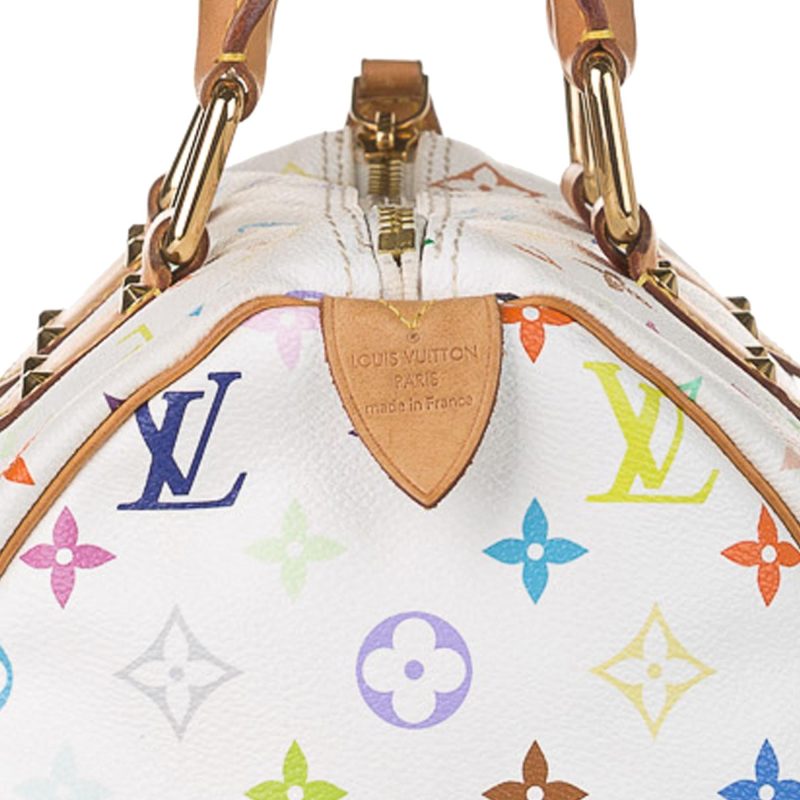 Louis Vuitton Monogram Multicolore Speedy 30 (SHG-34486) - Barde - Image 8