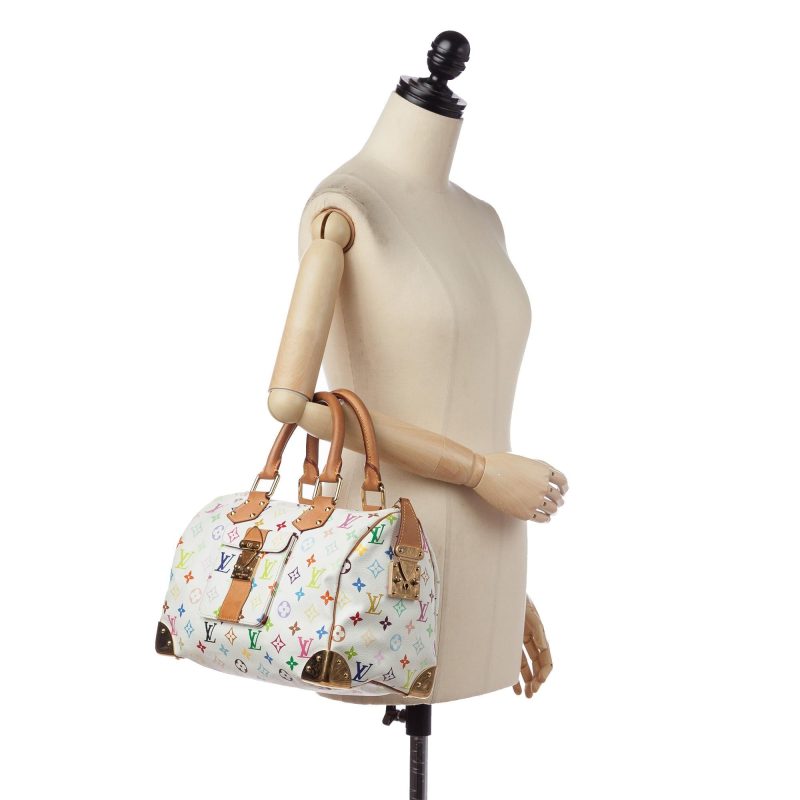 Louis Vuitton Monogram Multicolore Speedy 30 (SHG-34486) - Barde - Image 5