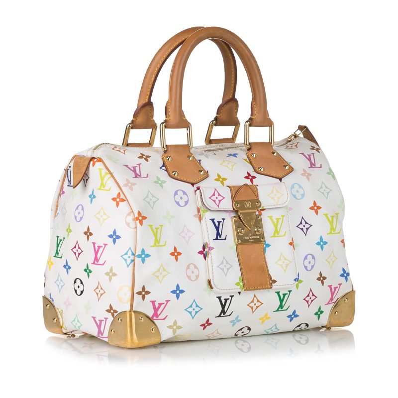 Louis Vuitton Monogram Multicolore Speedy 30 (SHG-34486) - Barde - Image 2
