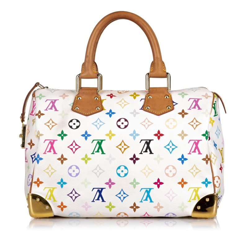 Louis Vuitton Monogram Multicolore Speedy 30 (SHG-36316) - Barde - Image 3