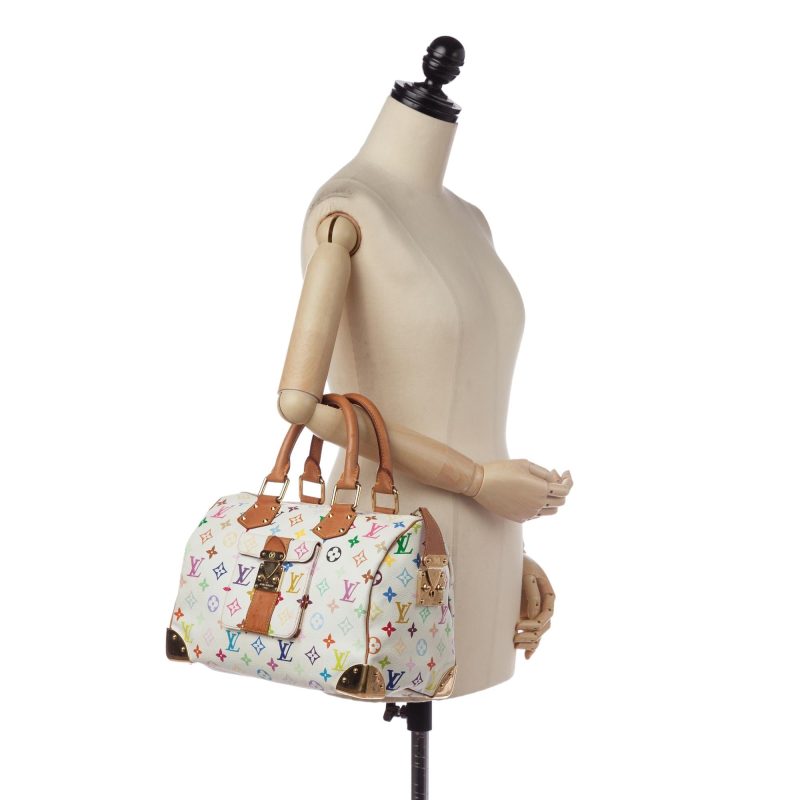 Louis Vuitton Monogram Multicolore Speedy 30 (SHG-36316) - Barde - Image 5