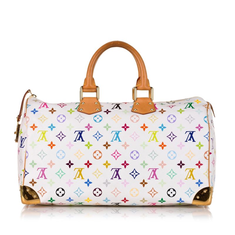 Louis Vuitton Monogram Multicolore Speedy 40 (SHG-36271) - Barde - Image 3